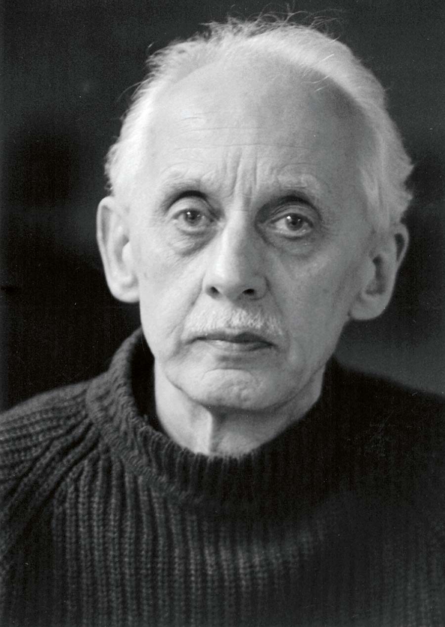 Porträt Fritz Klemm, 1976. Fotografin © Barbara Klemm 