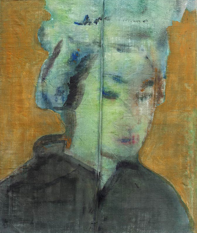 Jasper Krabbé, Japanese Painting, 2017, Öl auf Leinwand, 130 x 110 cm, Privatsammlung Niederlande 
