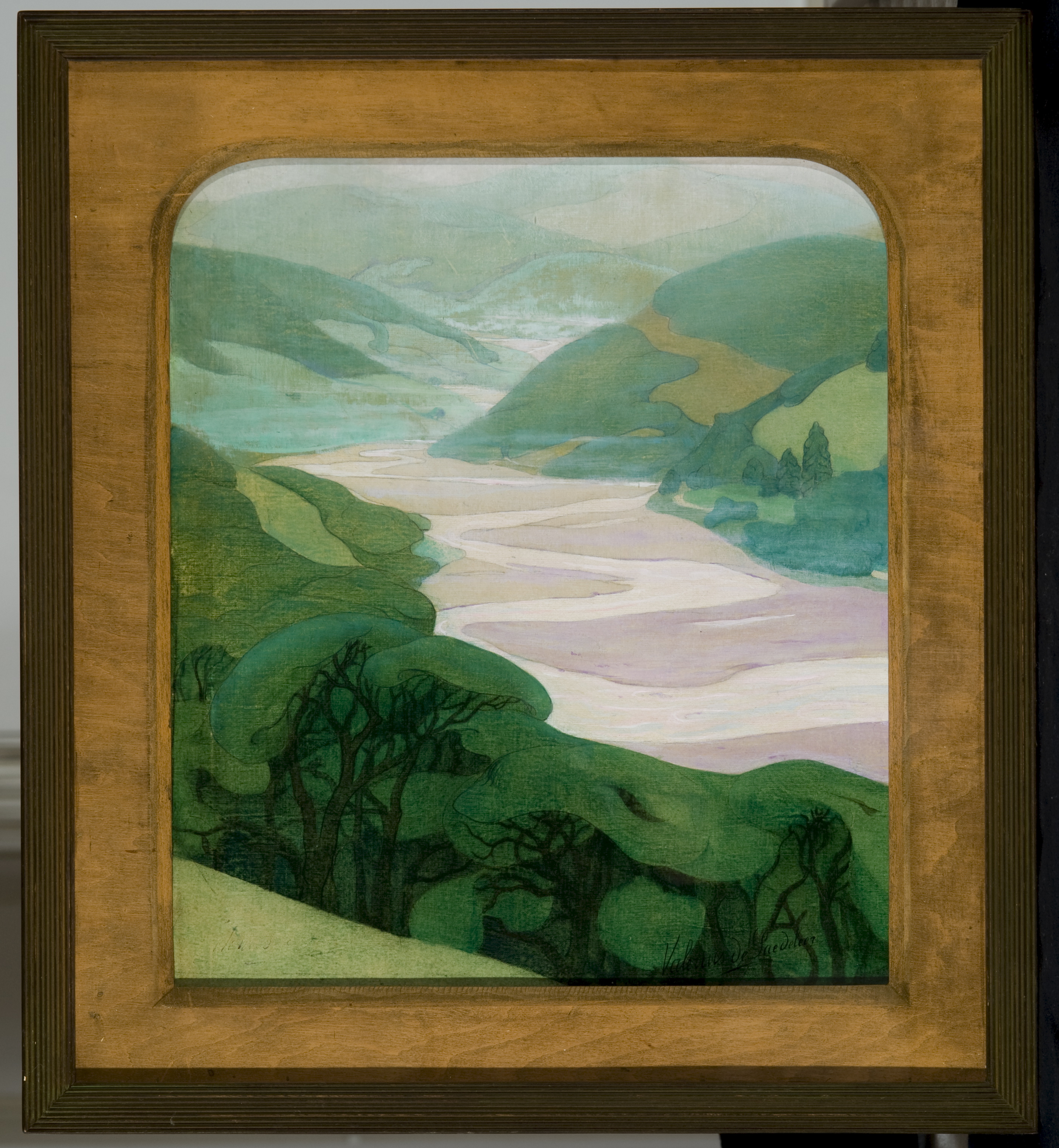 Valerius de Saedeleer_Landschap in Wales_1917 Valerius de Saedeleer_Landschap in Wales_1917