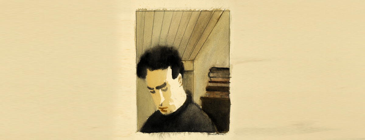 Paul Citroen, Portret van Henri Friedländer, 1943